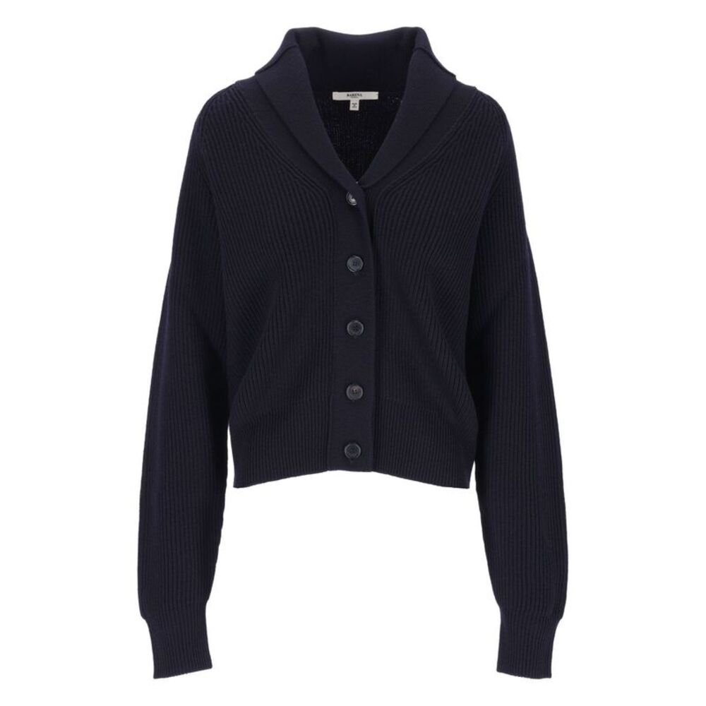 Barena Venezia Women "Vanni" Ribbed Shawl Collar Cardigan